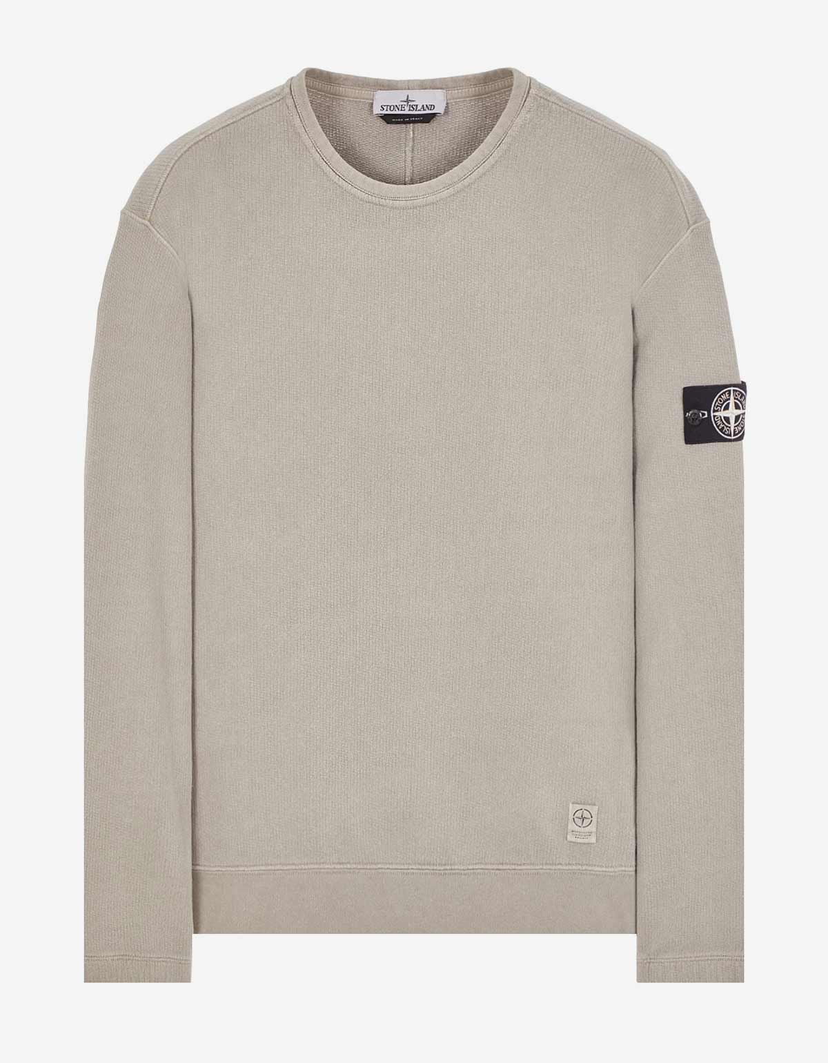 Stone Island Grey Closed Loop Sweatshirt Zoo Fashions