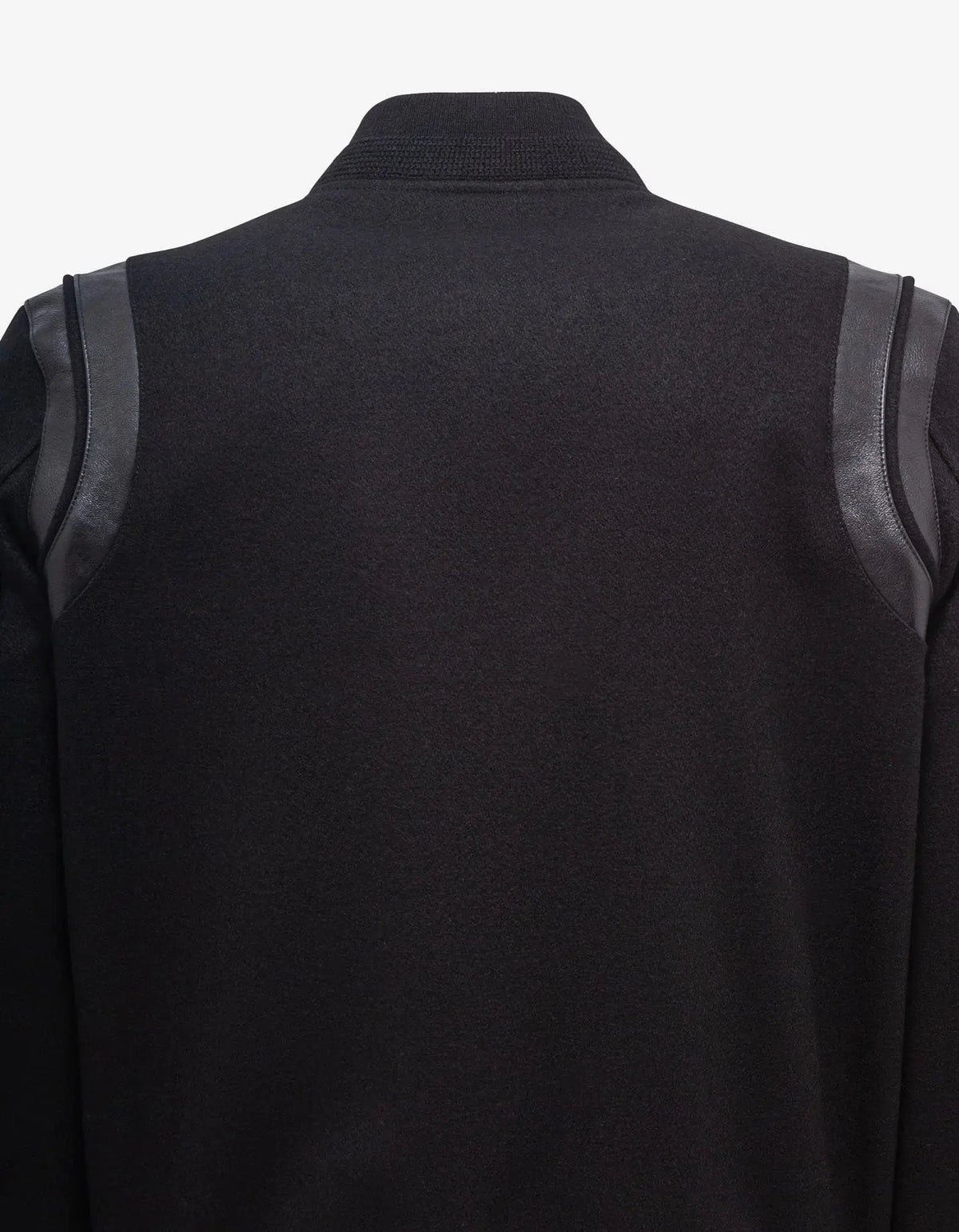 All-Black Wool Teddy Jacket