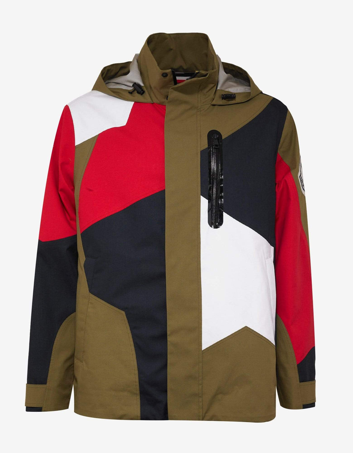 2 Moncler 1952 Moncler Baudrier Multicolour Patchwork Windbreaker