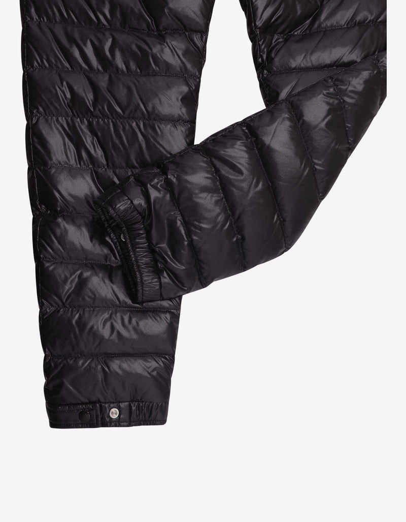 2 Moncler 1952 Moncler Black Nylon Down Sports Trousers