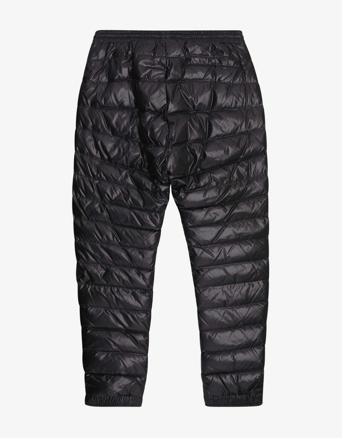 2 Moncler 1952 Moncler Black Nylon Down Sports Trousers