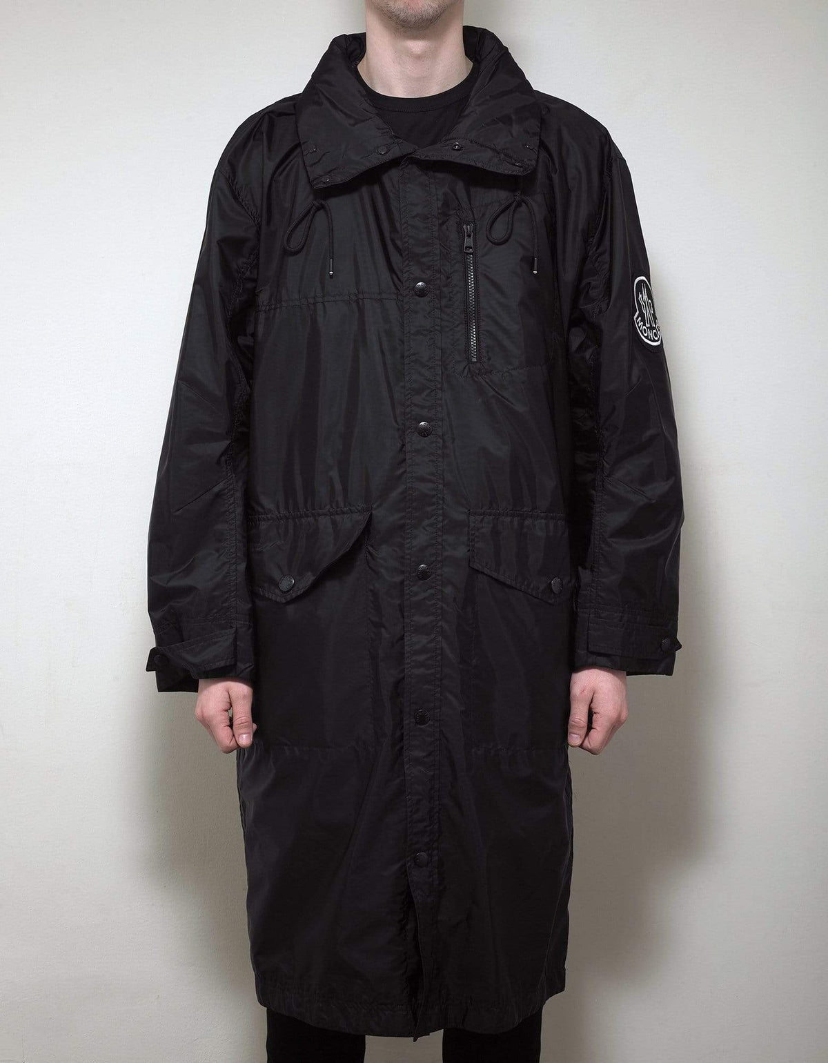 2 Moncler 1952 Moncler Greg Black Nylon Parka