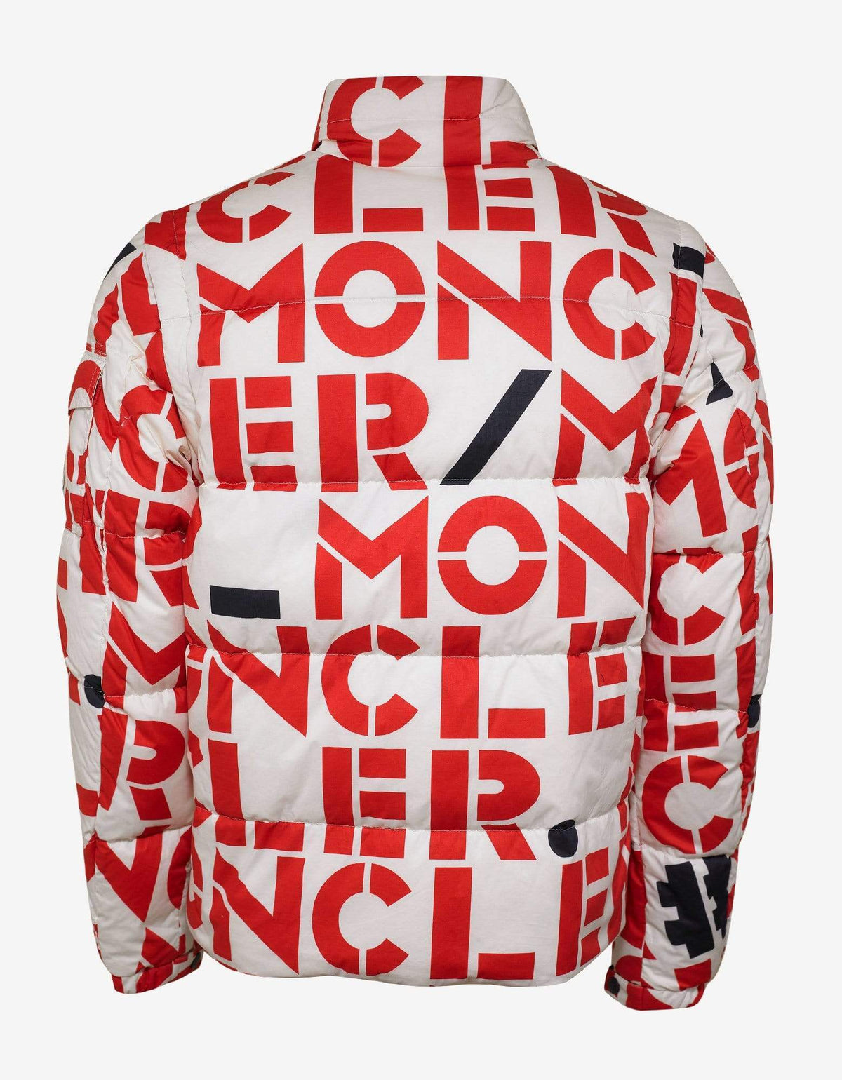 2 Moncler 1952 Moncler Jehan All-Over Logo Print Nylon Down Jacket