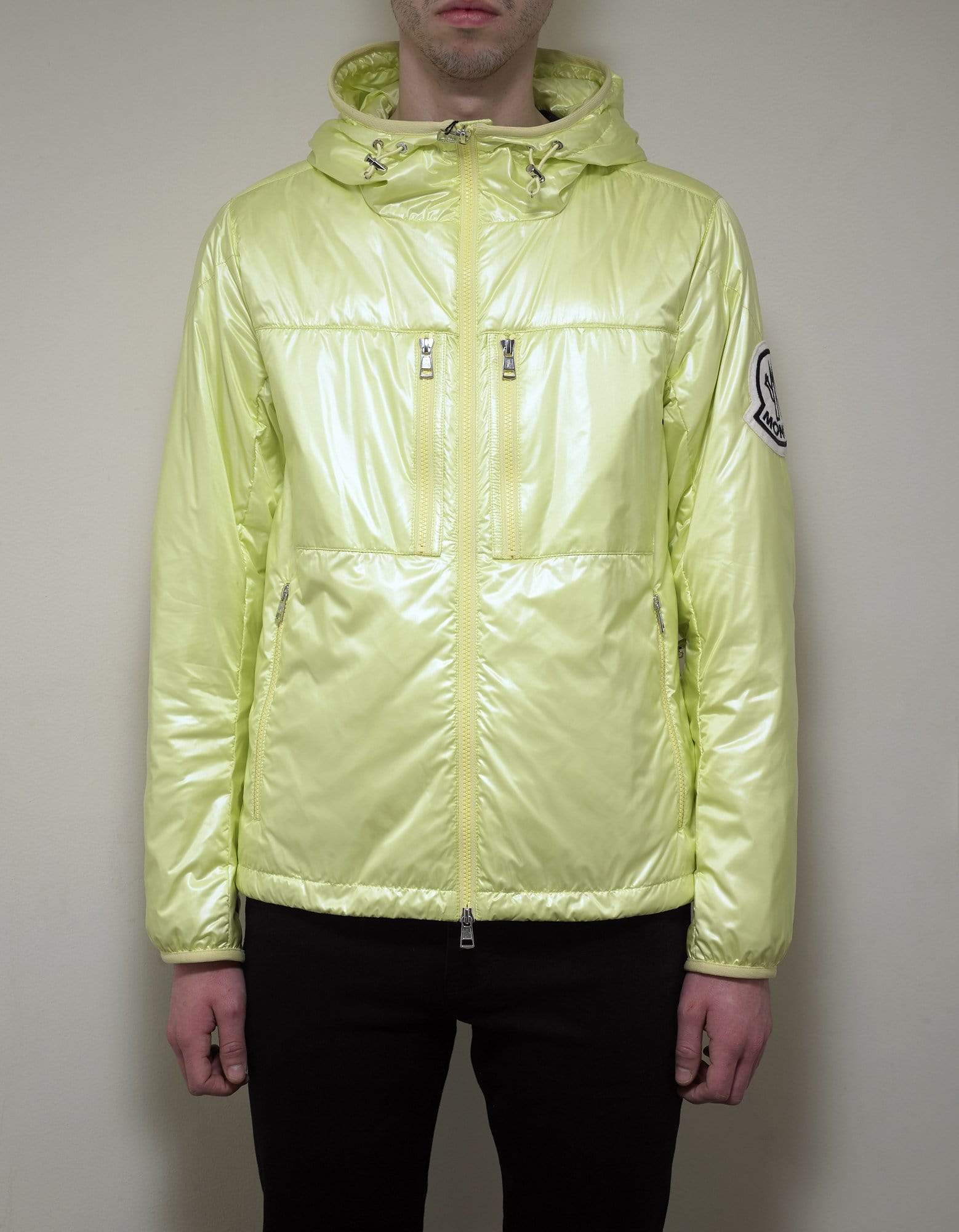 2 Moncler 1952 Lafond Yellow Nylon Down Jacket Zoo Fashions