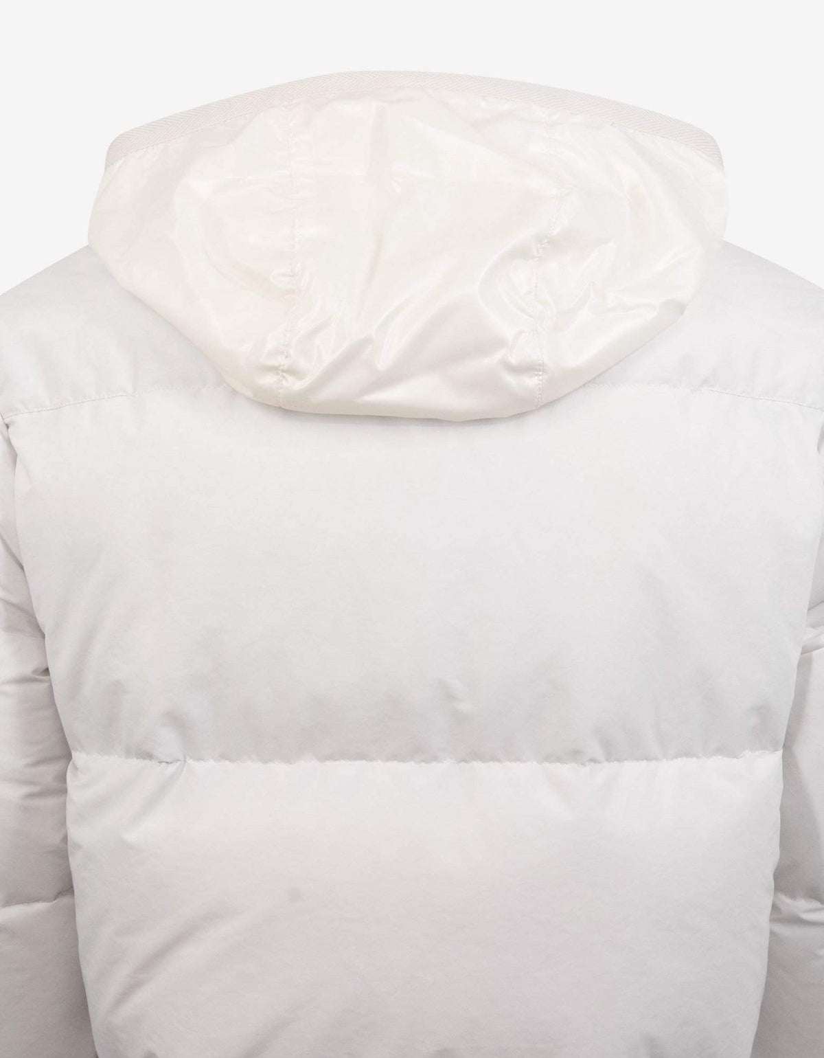 2 Moncler 1952 Moncler Trient White Nylon Down Jacket