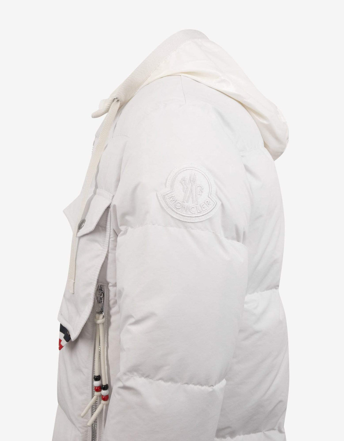 2 Moncler 1952 Moncler Trient White Nylon Down Jacket