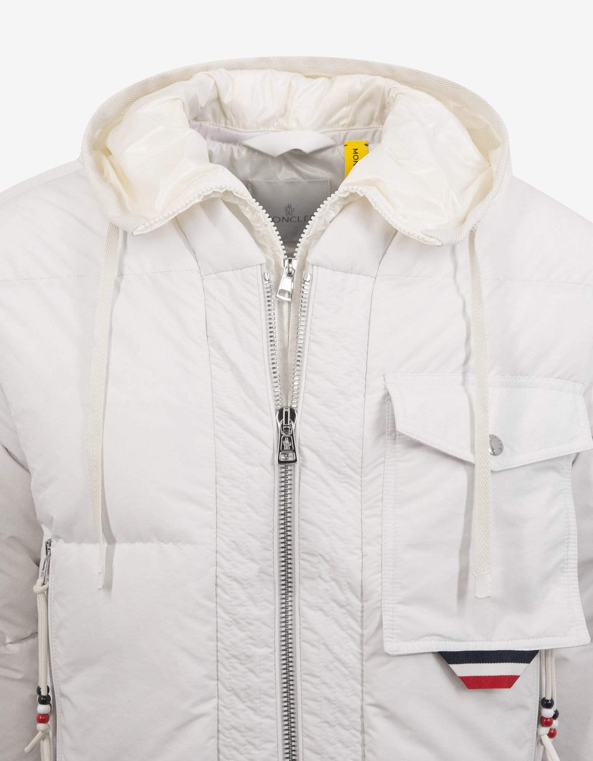 2 Moncler 1952 Moncler Trient White Nylon Down Jacket