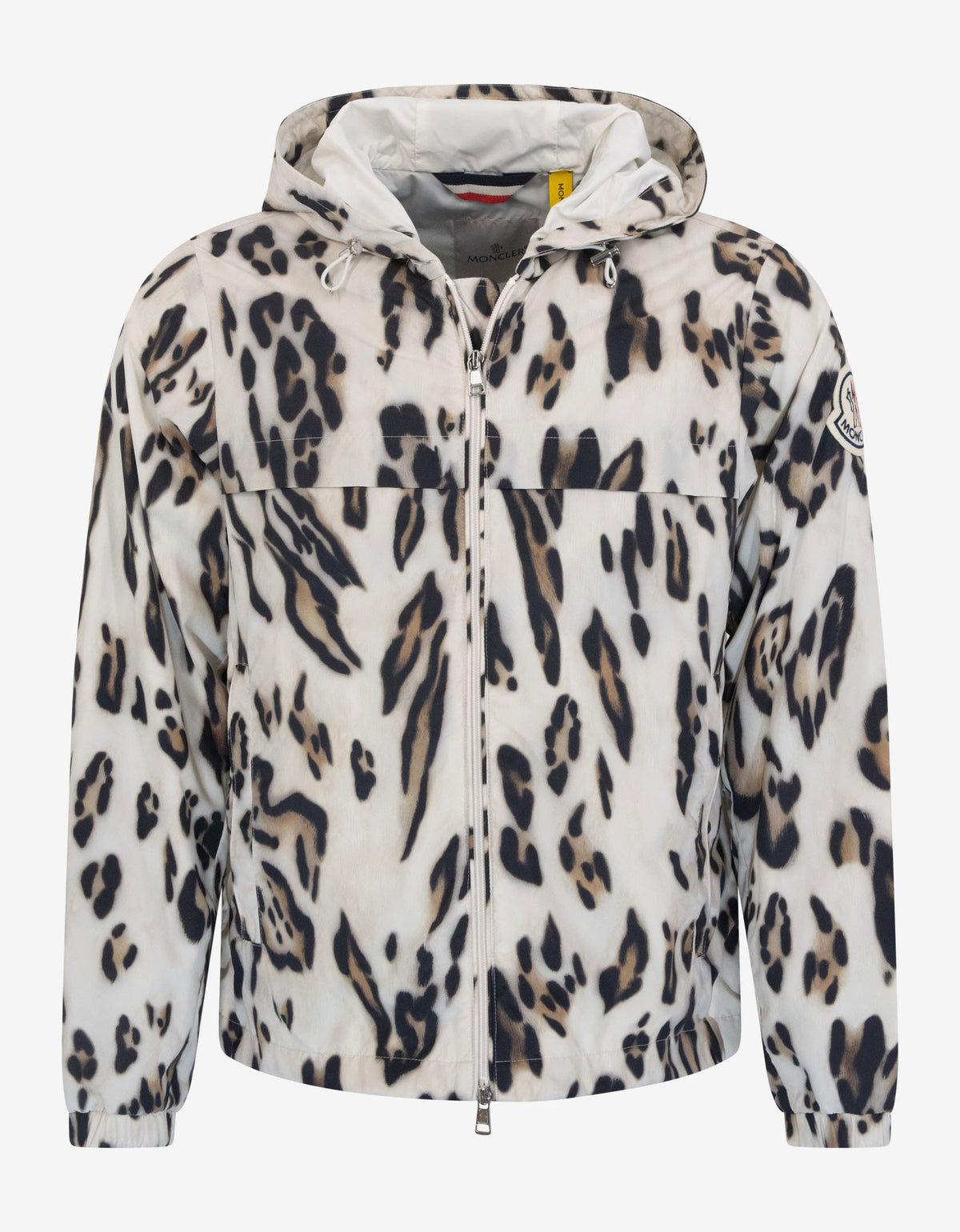 2 Moncler 1952 Jau Nylon Ocelot Print Windbreaker