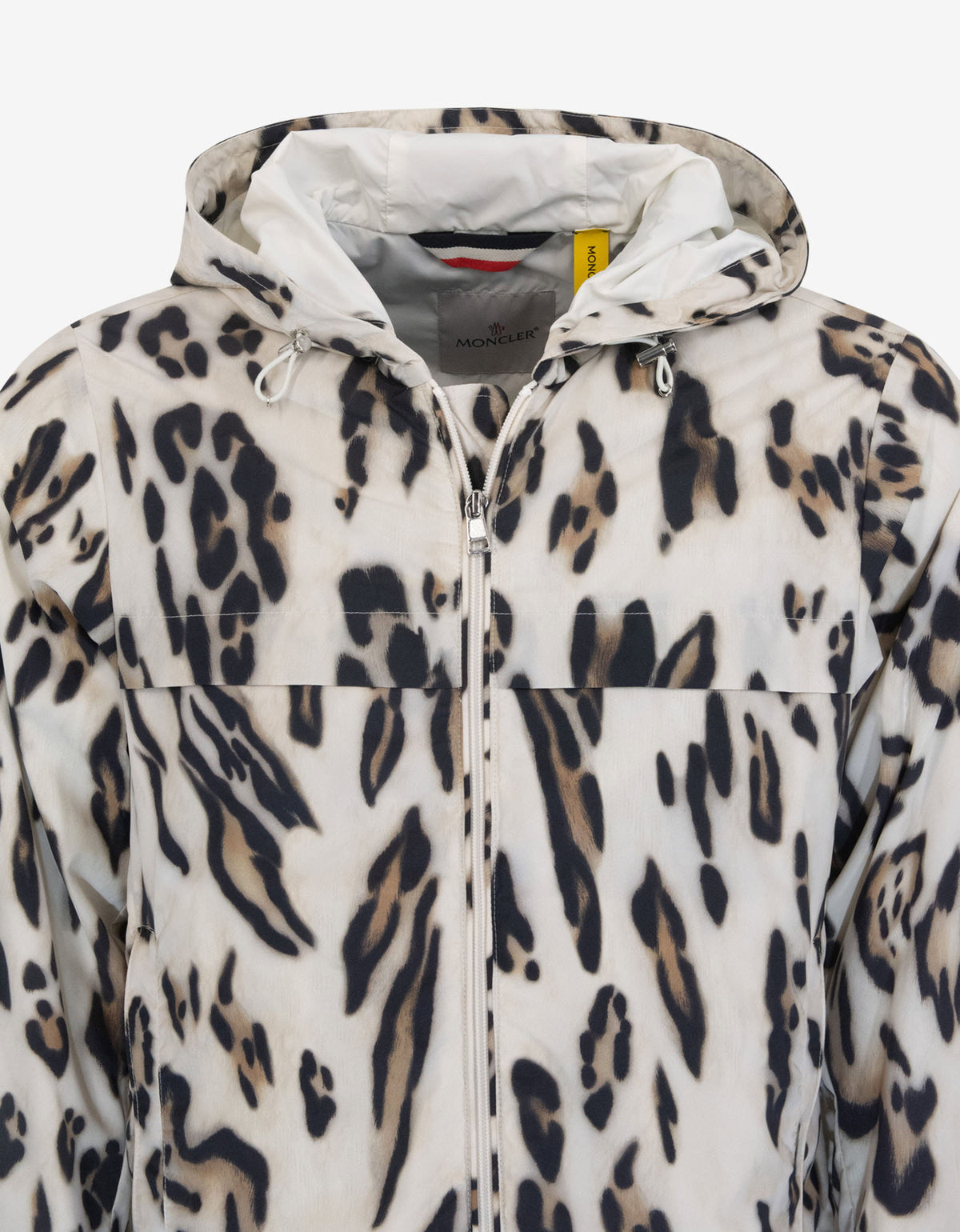 2 Moncler 1952 Jau Nylon Ocelot Print Windbreaker