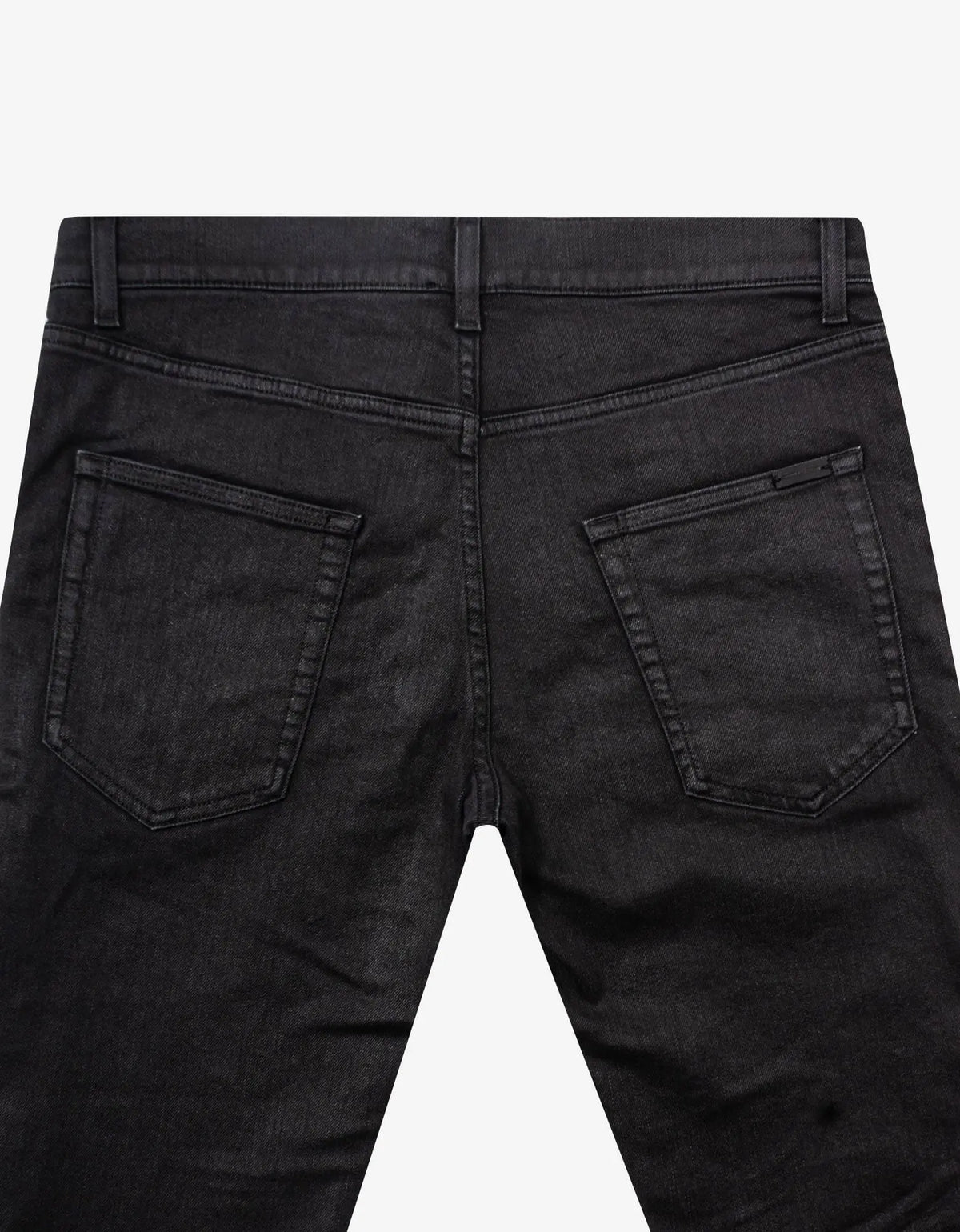 Black Coated Skinny Jeans