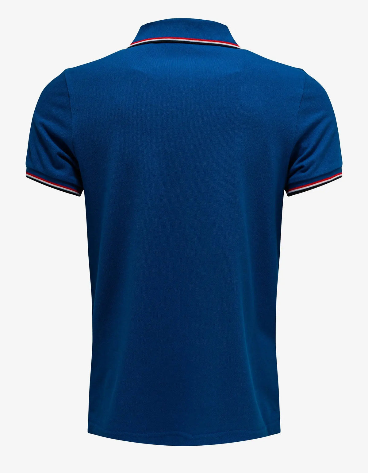 Cosmic Blue Tricolour Trim Polo T-Shirt