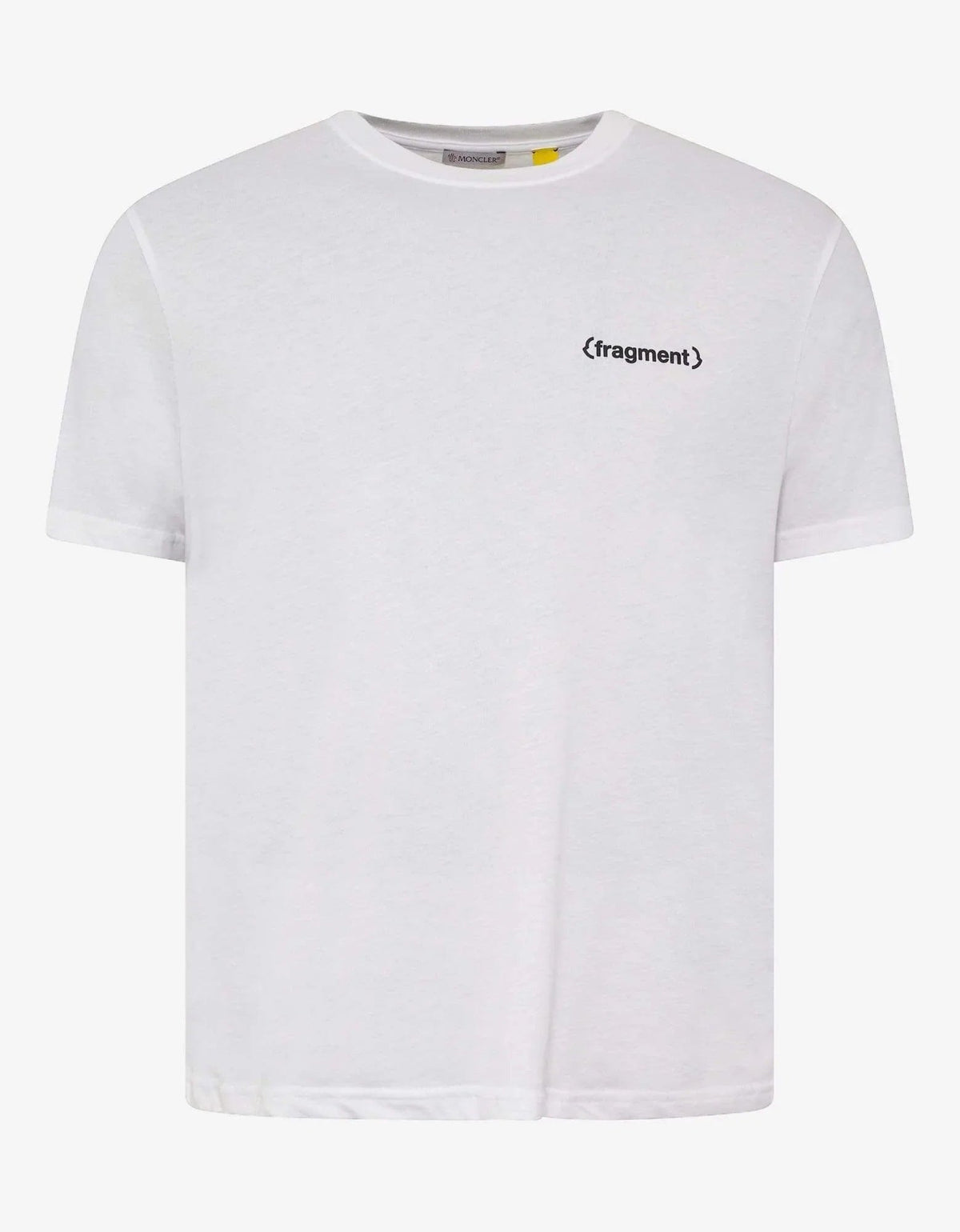 7 Moncler Fragment Hiroshi Fujiwara White News Logo Print T-Shirt