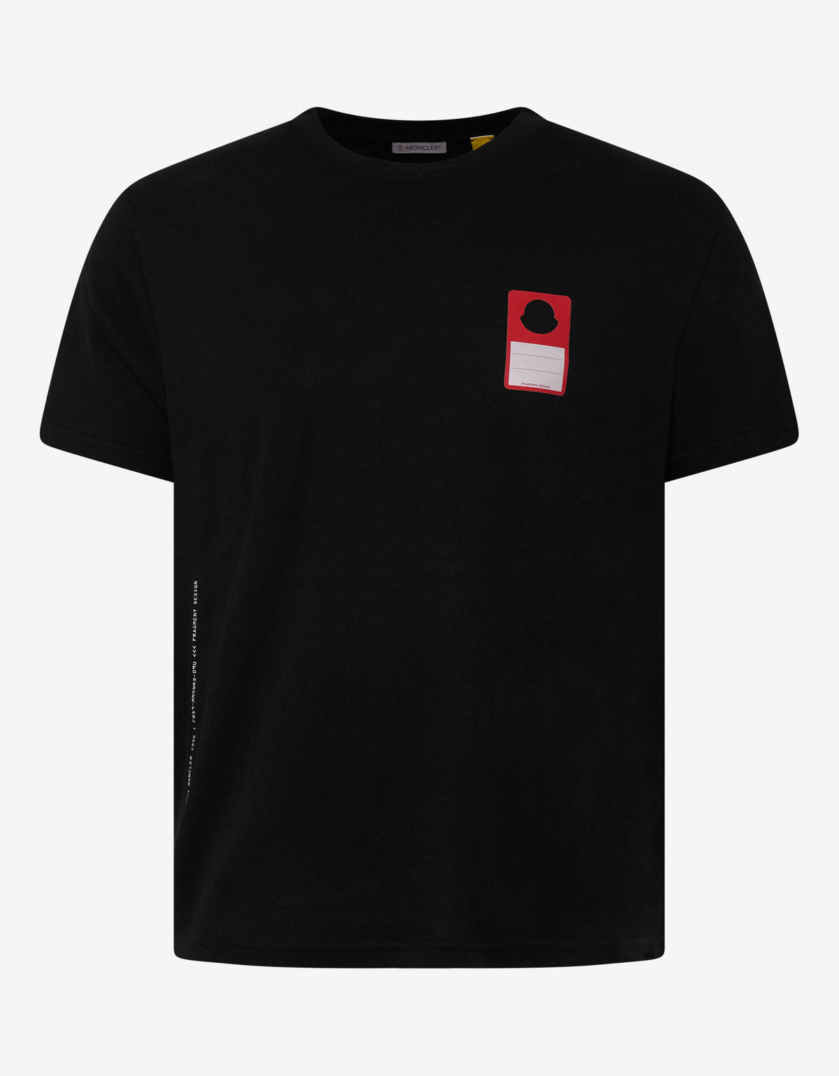 7 Moncler Fragment Hiroshi Fujiwara Black Logo Name Tag T-Shirt