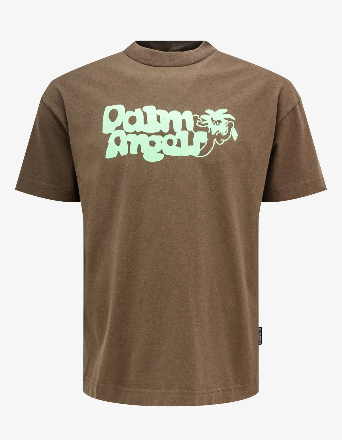 Palm Angels Brown Viper Logo T-Shirt