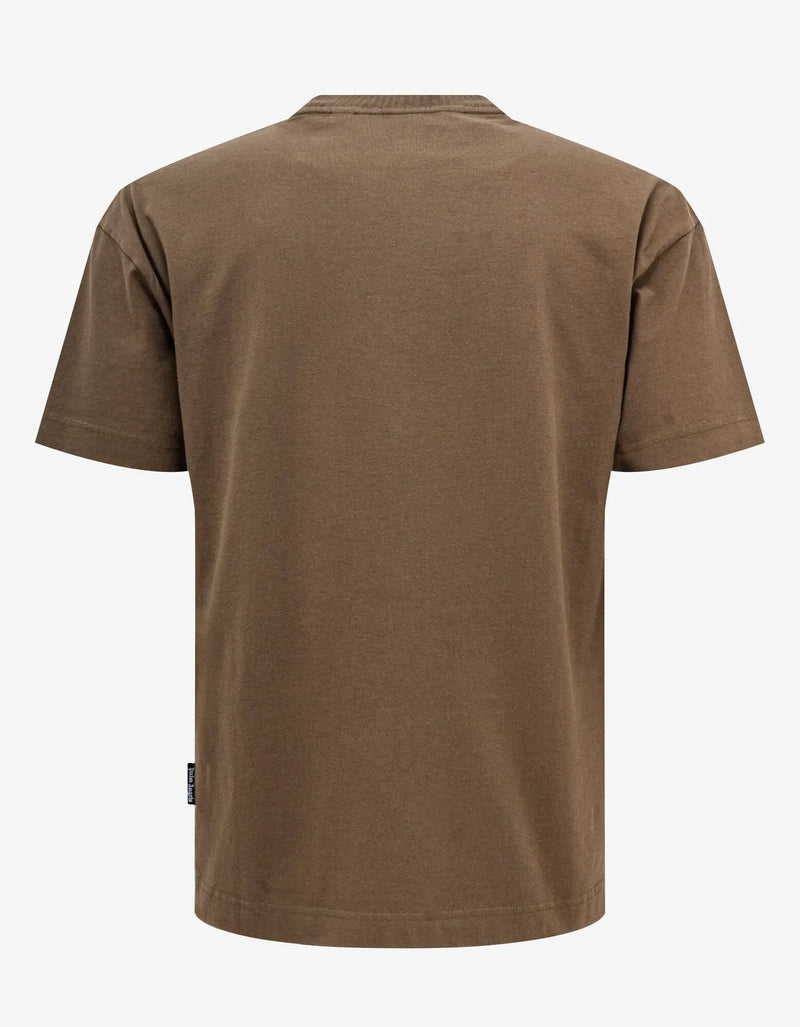 Palm Angels Brown Viper Logo T-Shirt