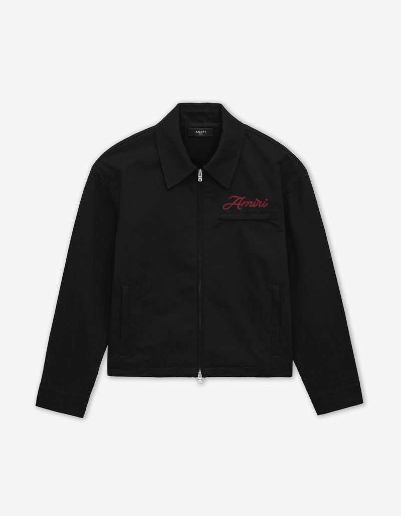 Amiri Black Embroidered Dreamers Blouson amoubn1059-001