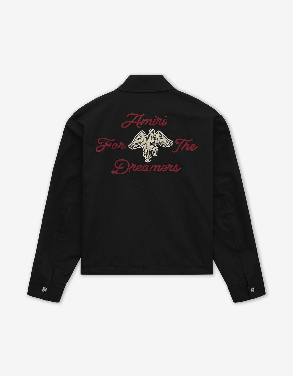 Amiri Black Embroidered Dreamers Blouson amoubn1059-001