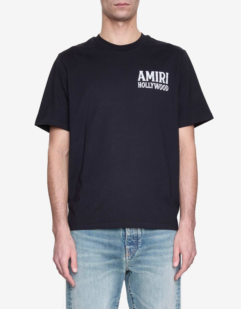 Amiri Black Jazz Wolf Print T-Shirt amjyte1169-001