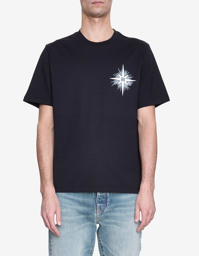 Amiri Black Starburst Print T-Shirt AMJYTE1171 001 