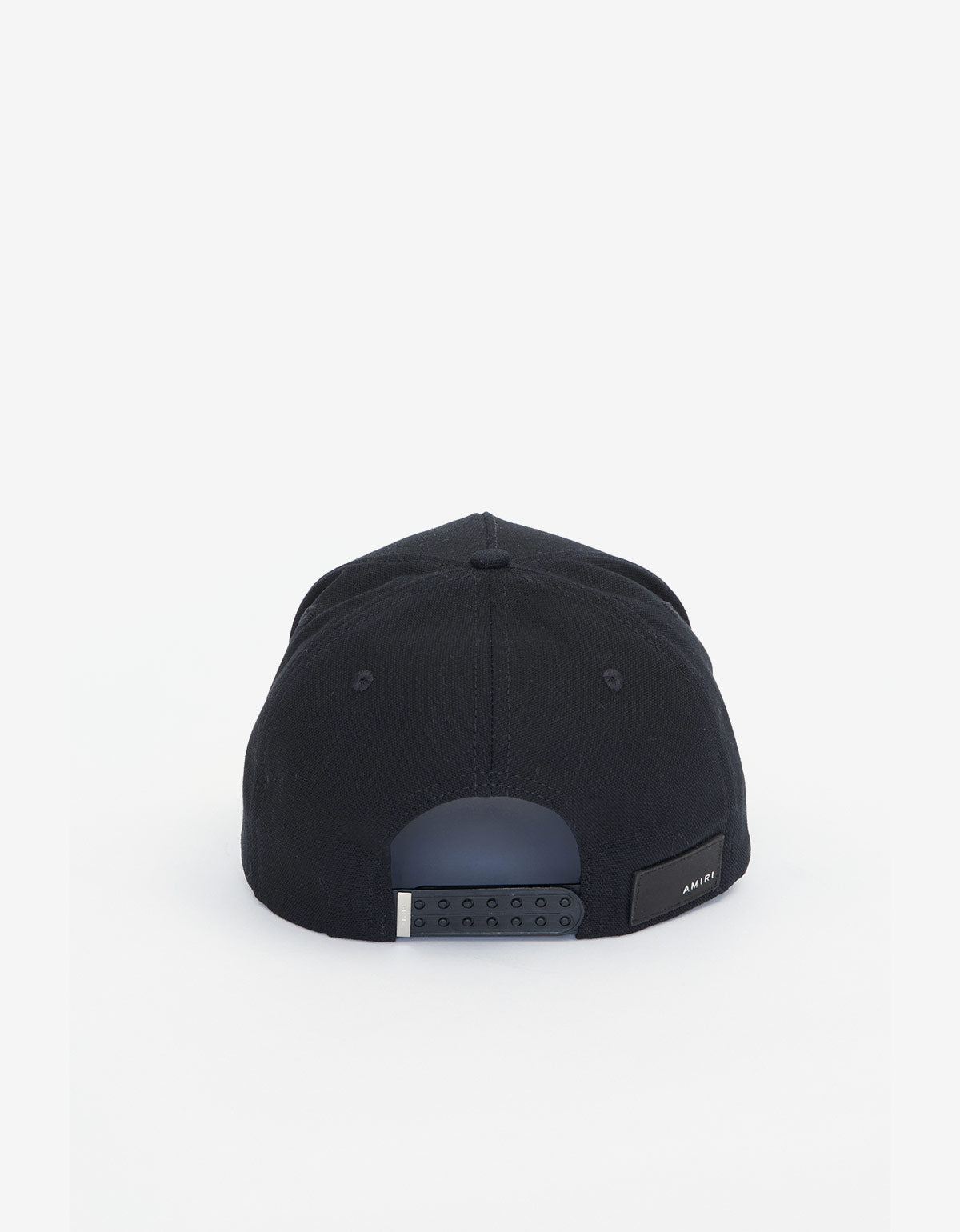 Amiri Black MA Logo Canvas Hat AMHACP1052 001 