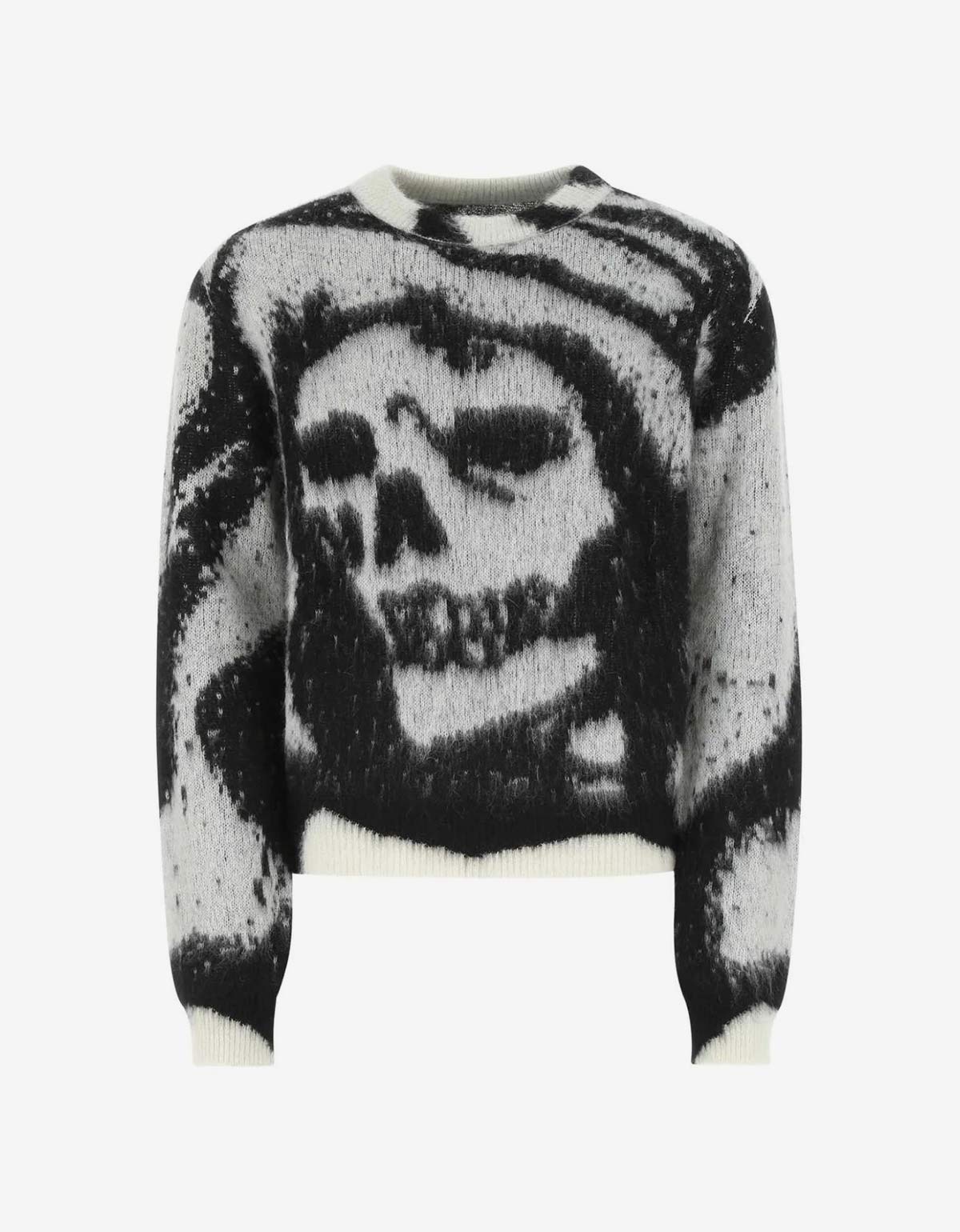 Amiri x Wes Lang Grey Reaper Mohair Sweater