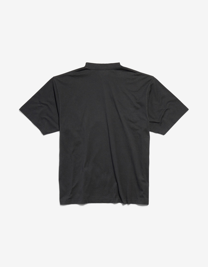 Balenciaga Black Activewear Medium Fit T-Shirt
