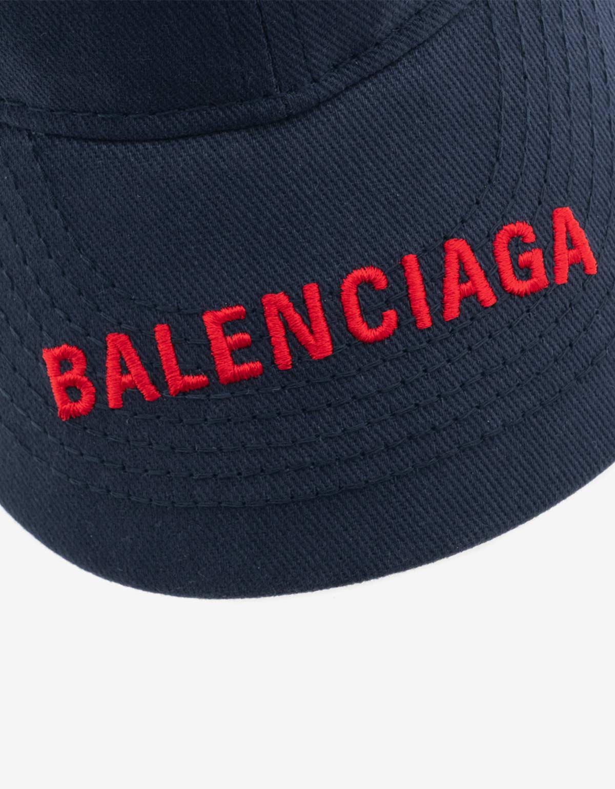 Balenciaga Blue Logo Visor Baseball Cap