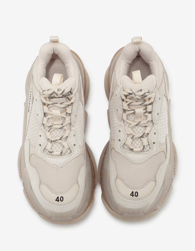 Balenciaga Triple S Clear Sole Off-White Trainers