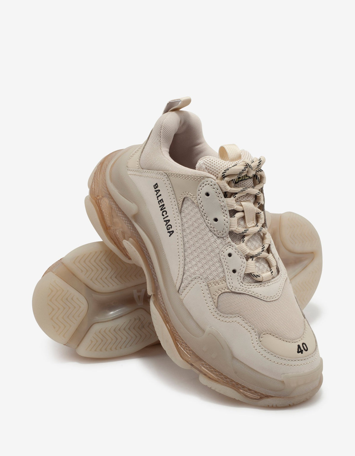 Balenciaga Triple S Clear Sole Off-White Trainers