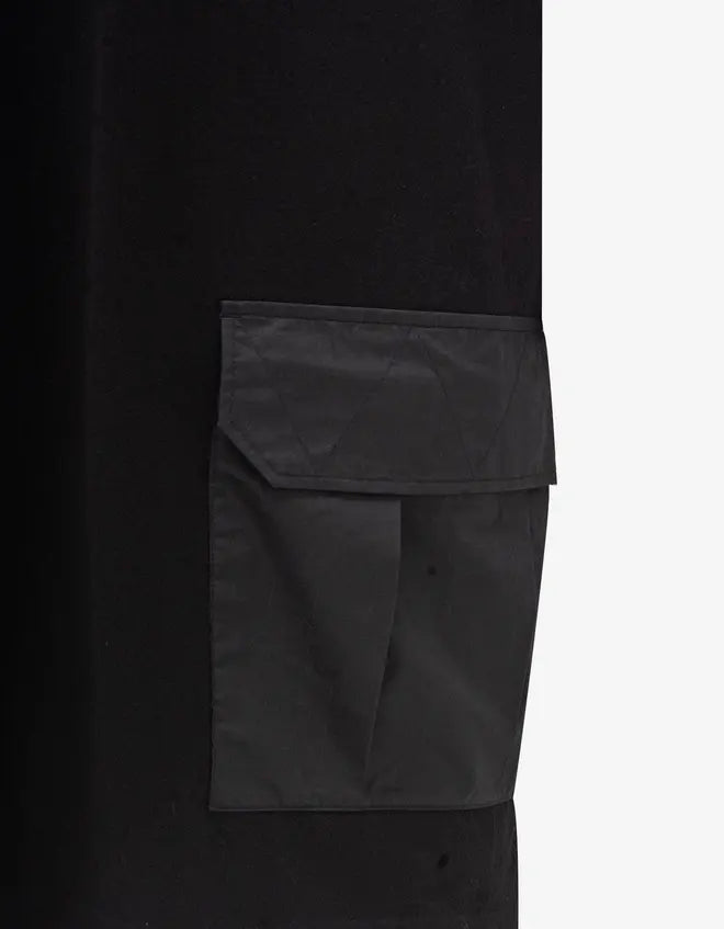 Y-3 Black Crepe Jersey Pocket T-Shirt