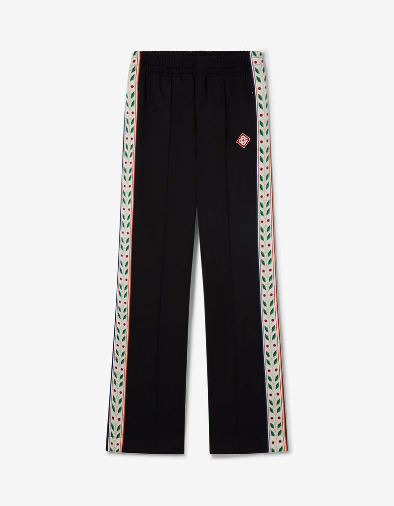 Casablanca Black Laurel Track Pants MPS25-JTR-230-01