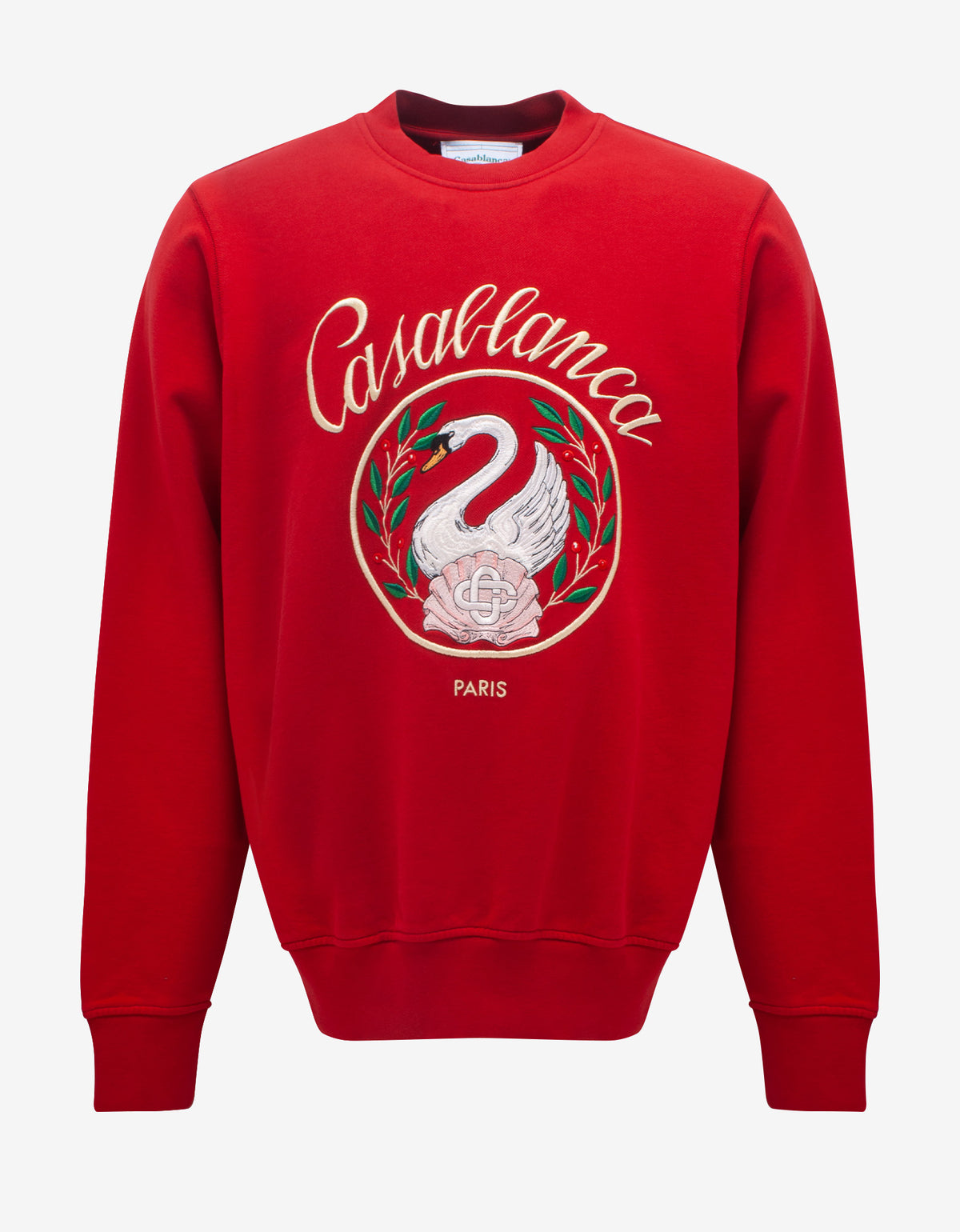 Red Emblem De Cygne Sweatshirt