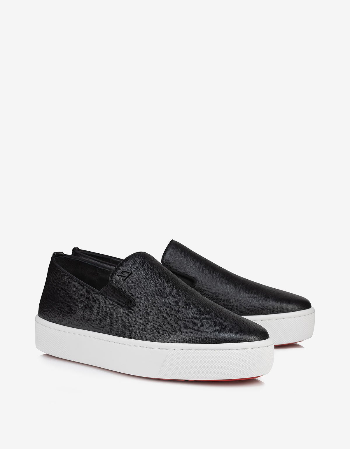 Christian Louboutin Black Boatissimo Trainers