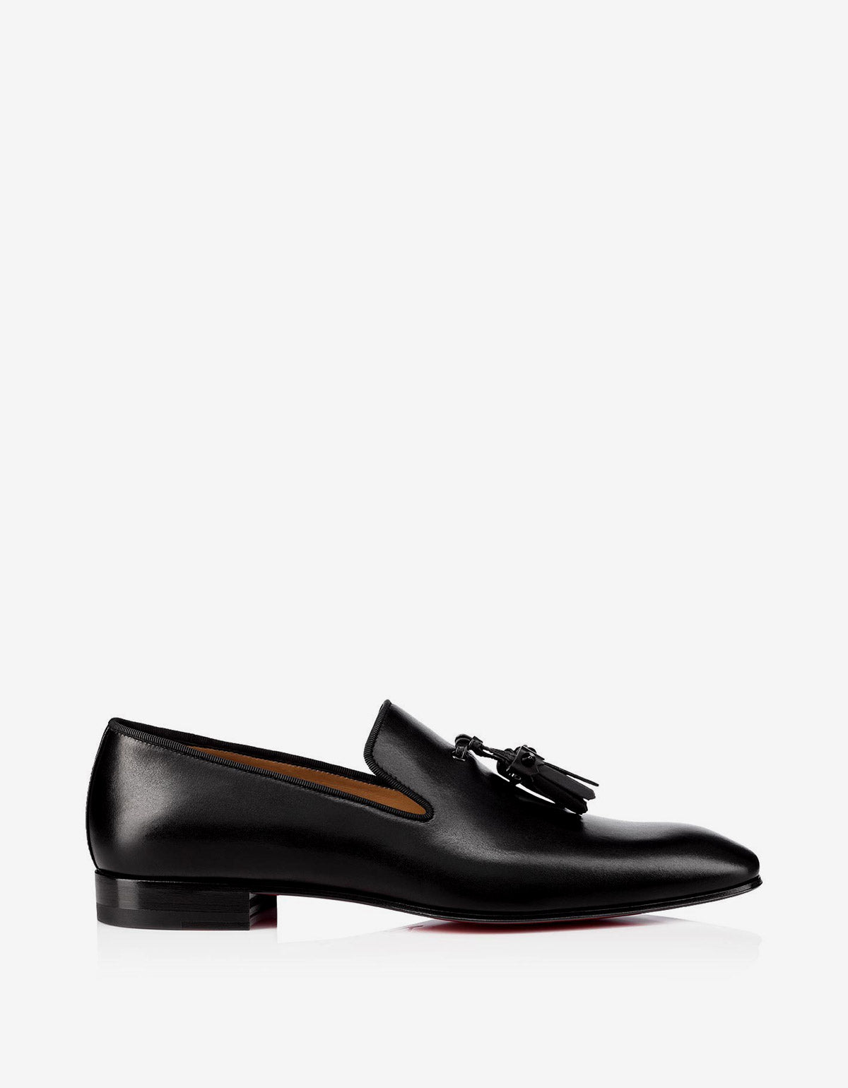 Christian Louboutin Dandelion Tassel Black Loafers