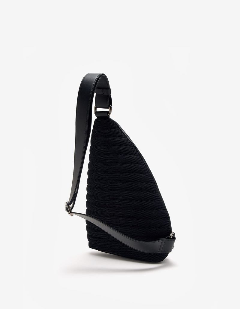 Christian Louboutin Black Funky Sling Backpack