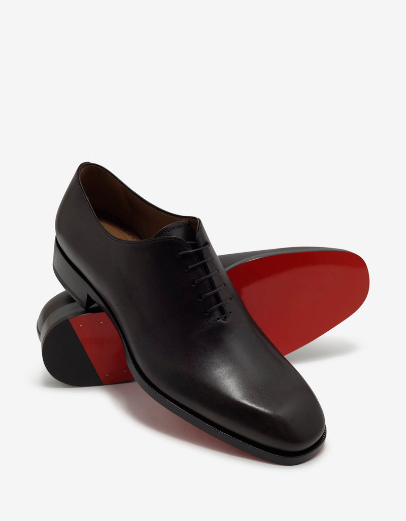 Christian Louboutin Corteo Brown Patina Leather Oxford Shoes