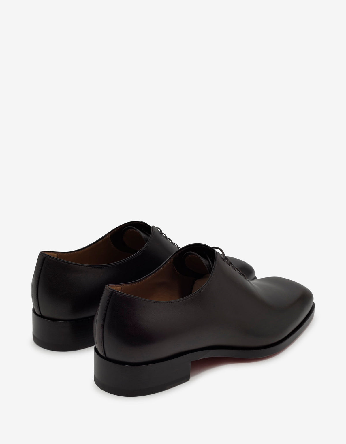 Christian Louboutin Corteo Brown Patina Leather Oxford Shoes