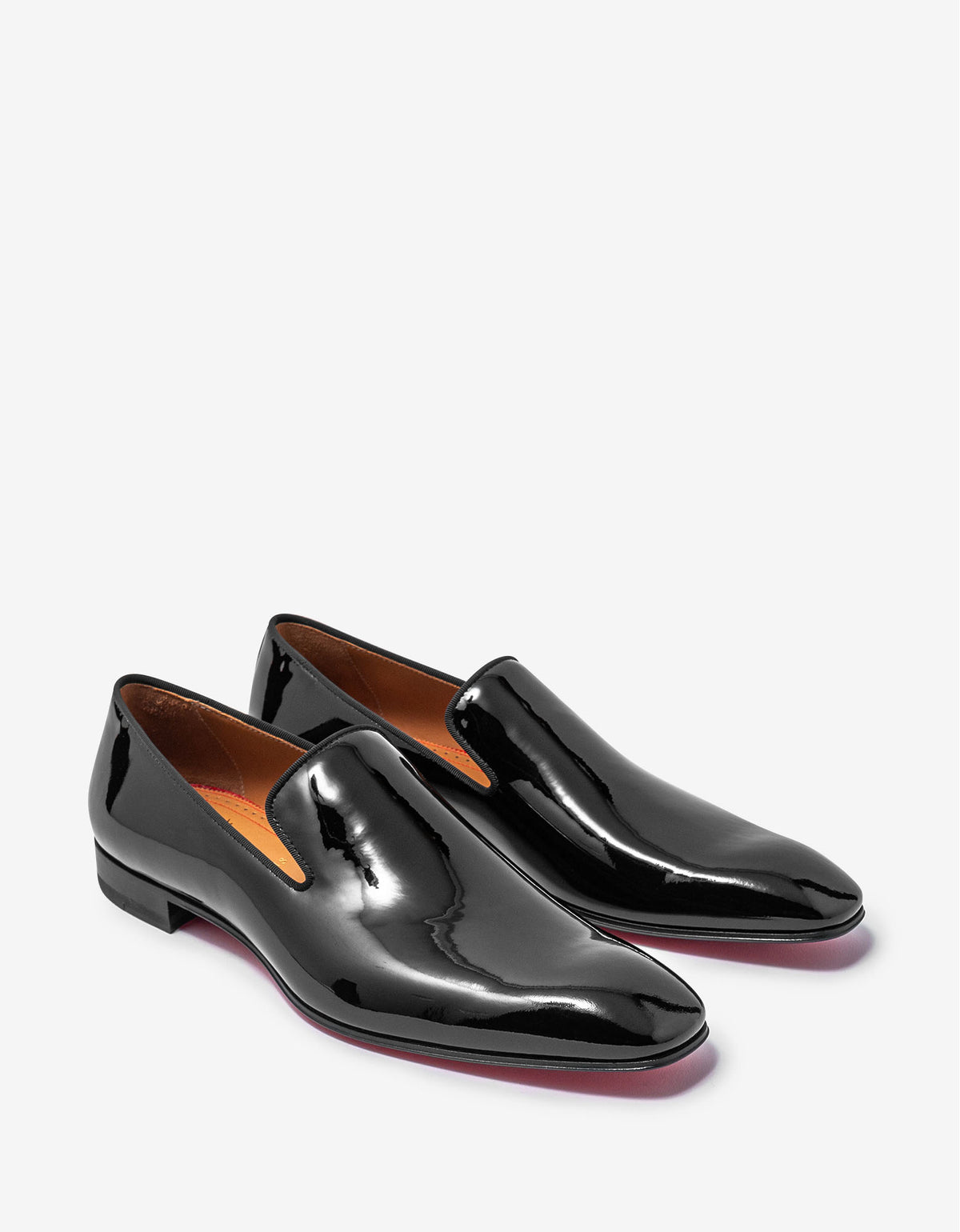 Christian Louboutin Dandelion Black Patent Leather Loafers