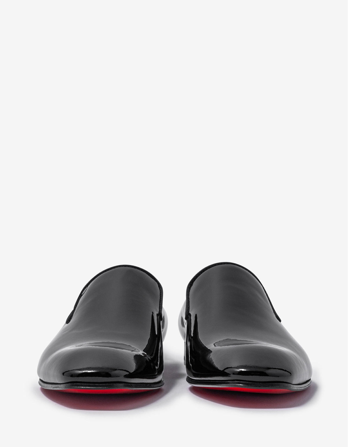 Christian Louboutin Dandelion Black Patent Leather Loafers