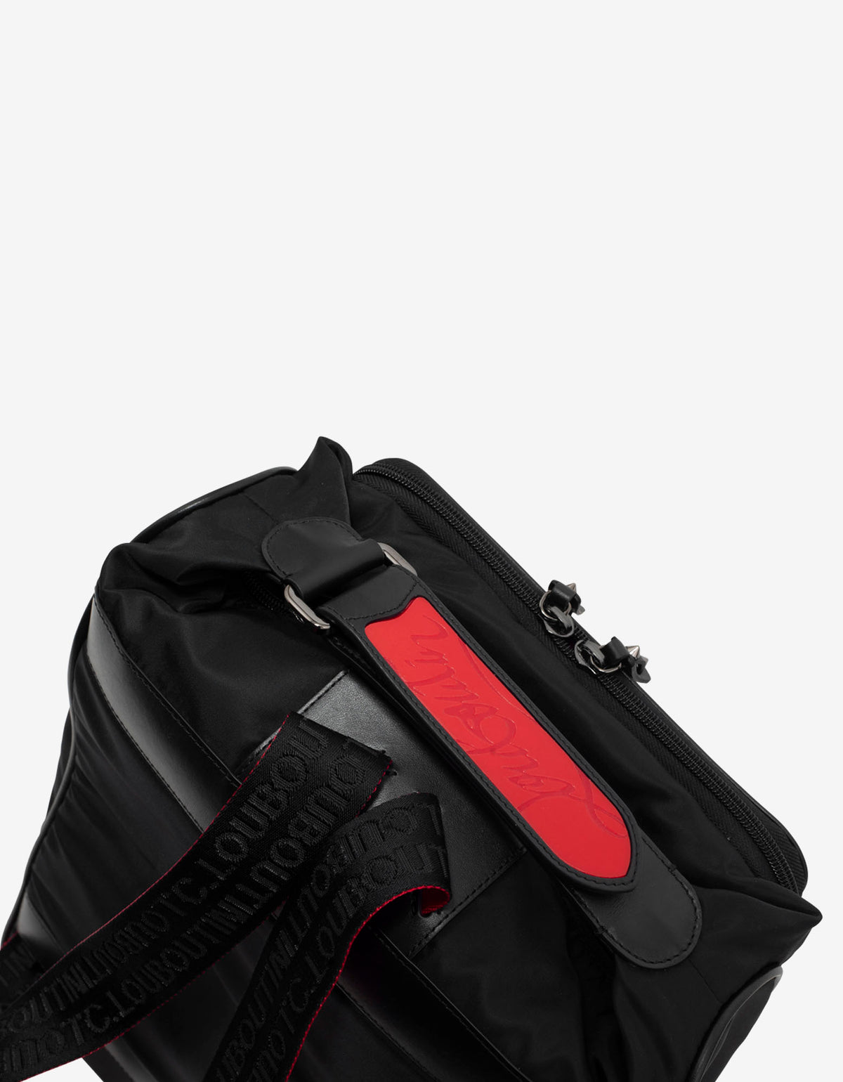 Christian Louboutin Hop'N Zip Black Nylon Backpack