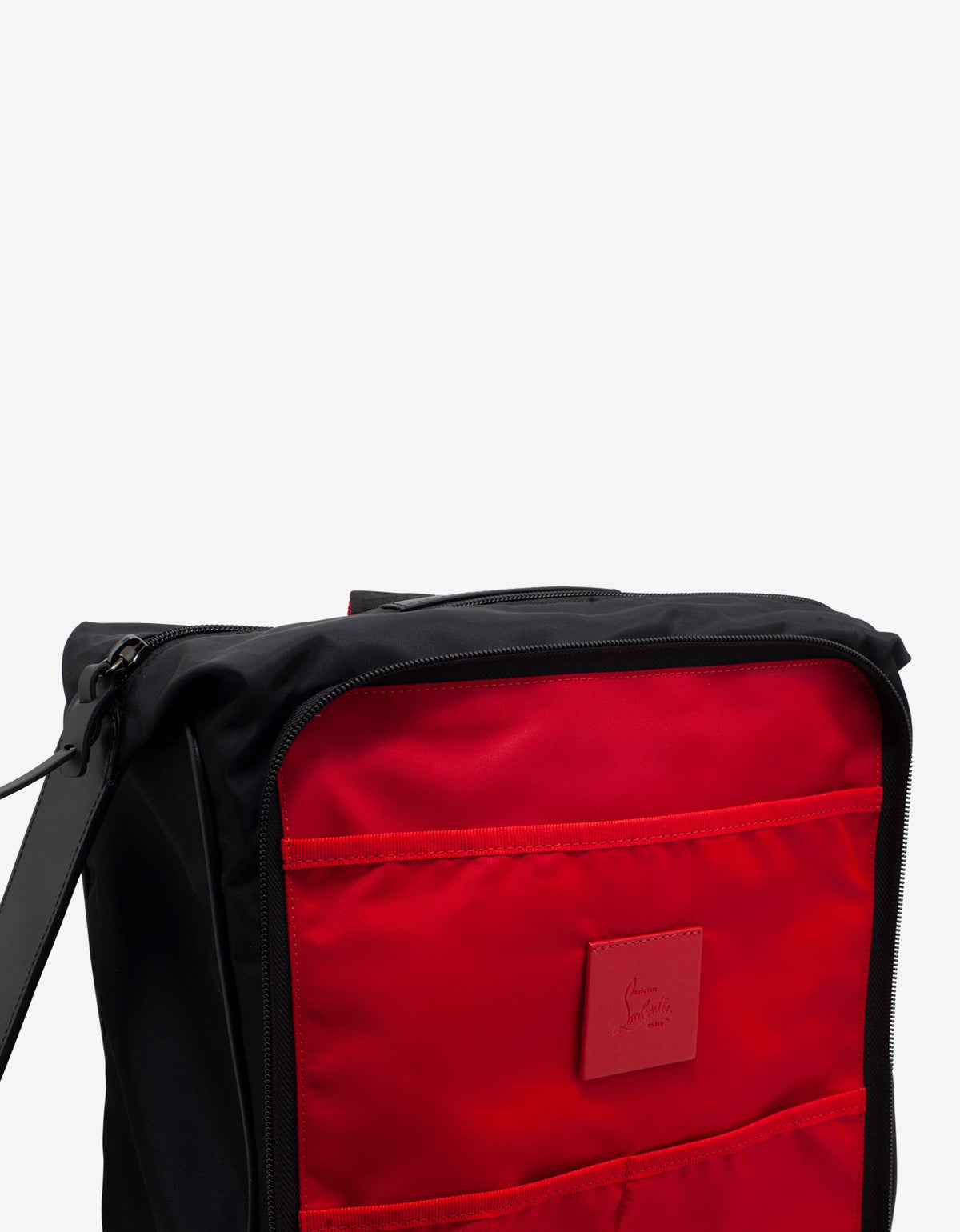 Christian Louboutin Hop'N Zip Black Nylon Backpack