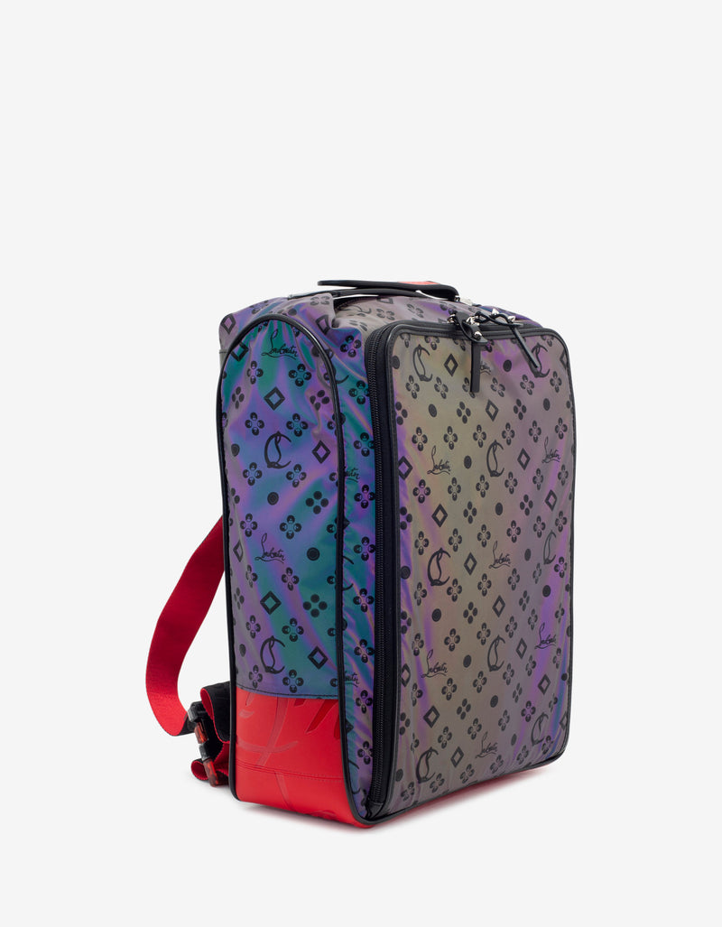 Christian Louboutin Hop'N Zip Nylon Reflex Loubinthesky Backpack