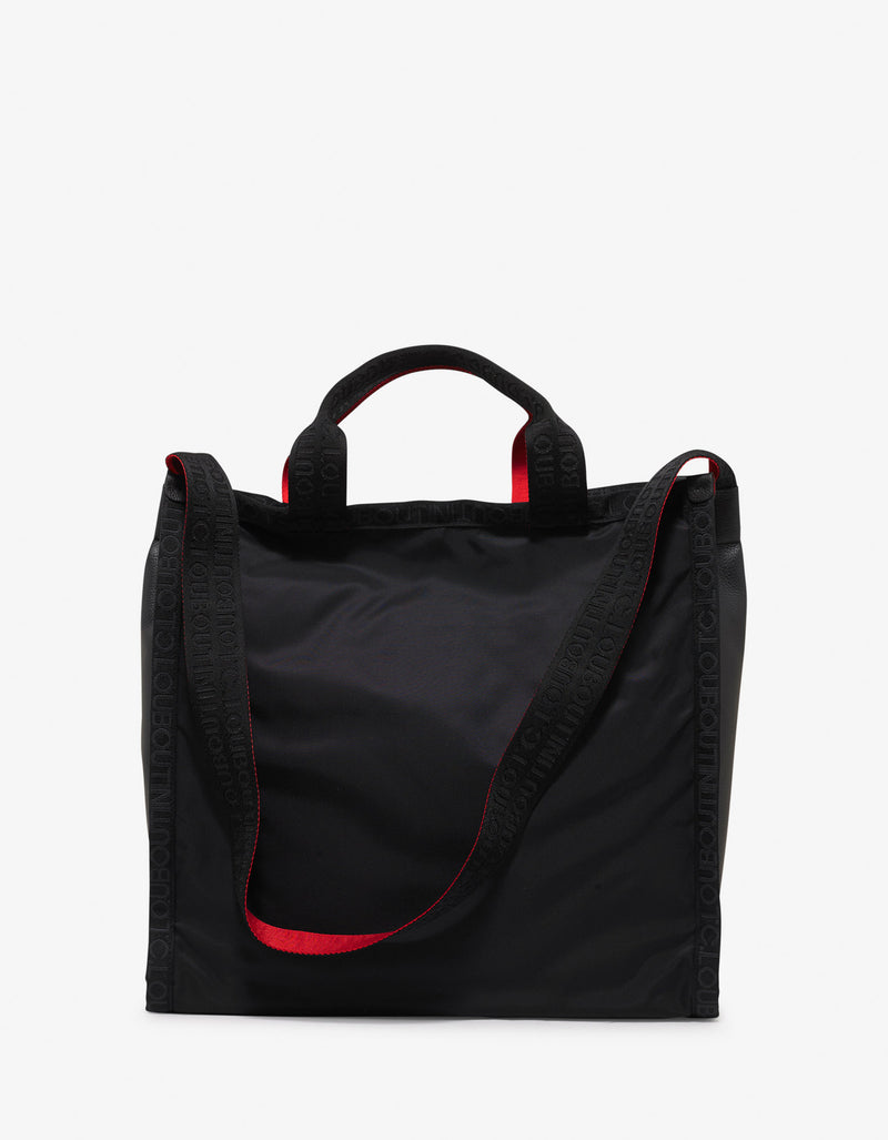 Christian Louboutin Loubiclic Tote Black Nylon Bag