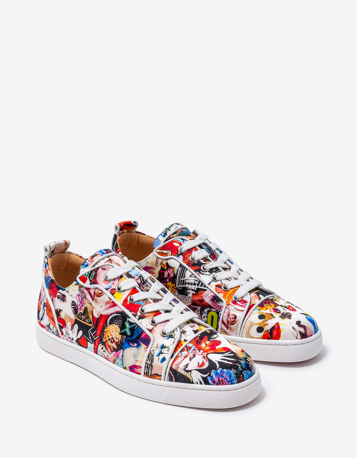 Christian Louboutin Louis Junior Orlato Oh Xtian Print Trainers