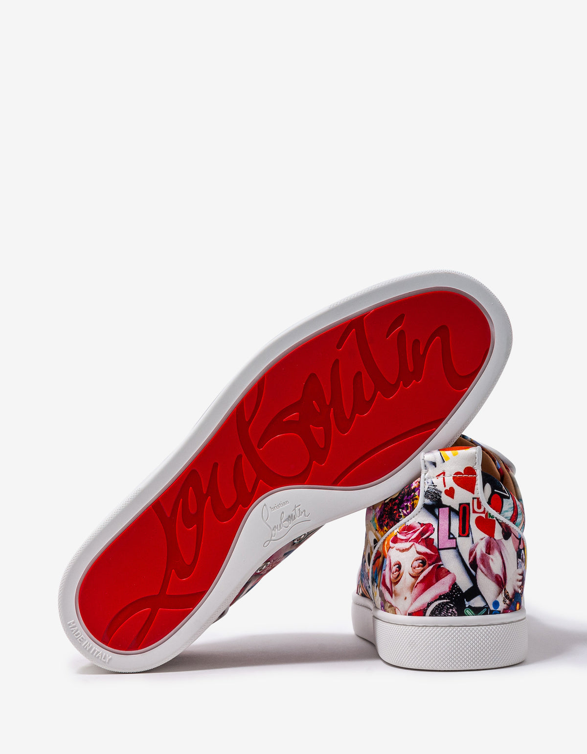 Christian Louboutin Louis Junior Orlato Oh Xtian Print Trainers