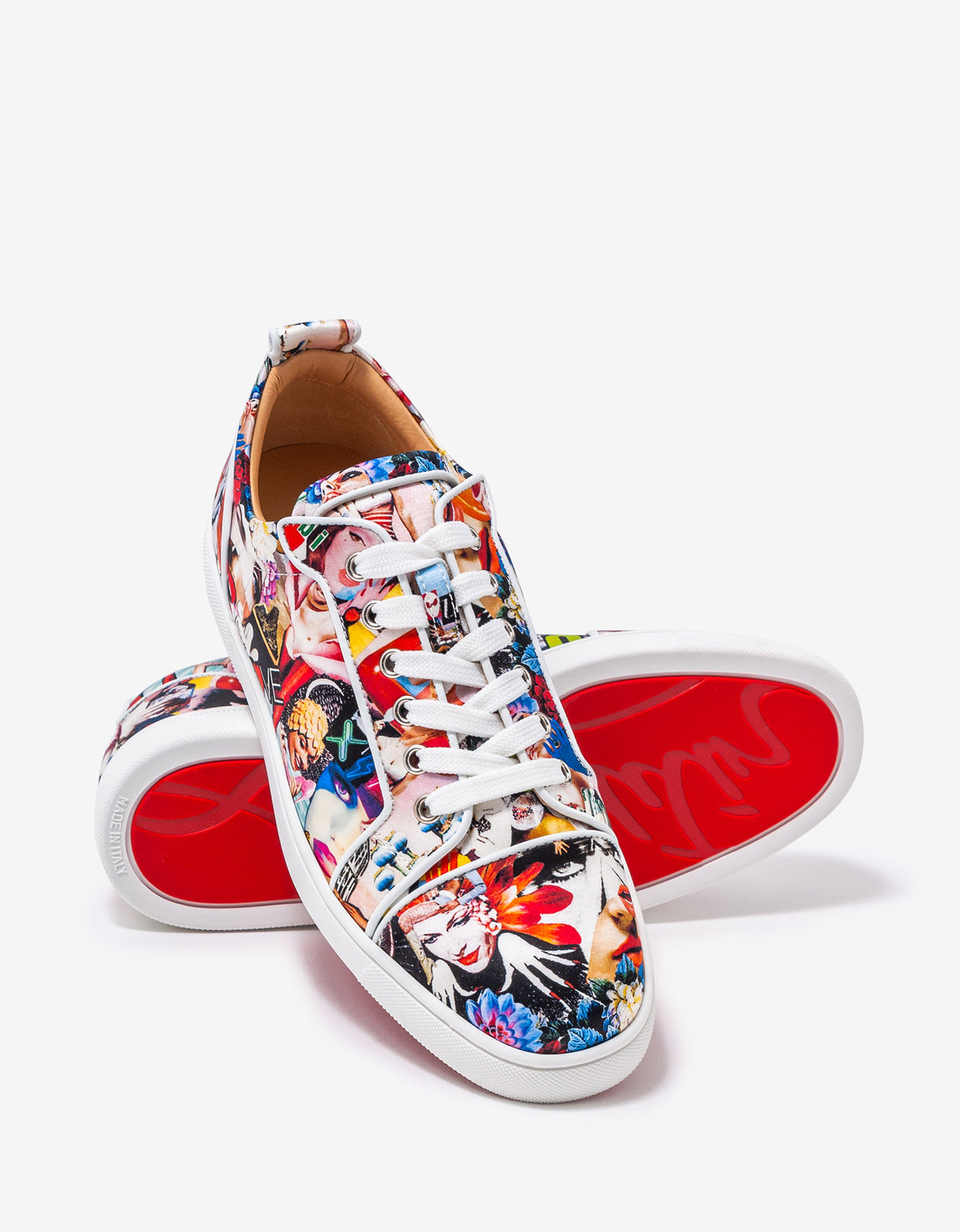 Christian Louboutin Louis Junior Orlato Oh Xtian Print Trainers