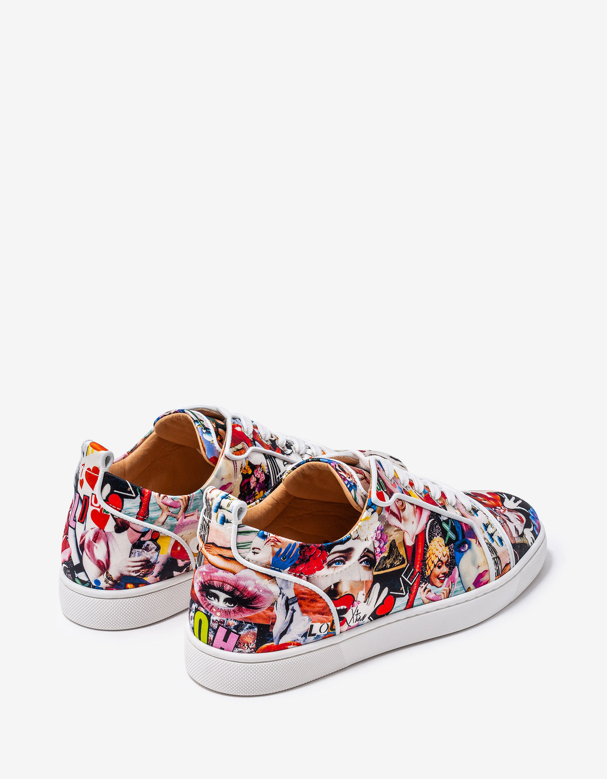 Christian Louboutin Louis Junior Orlato Oh Xtian Print Trainers