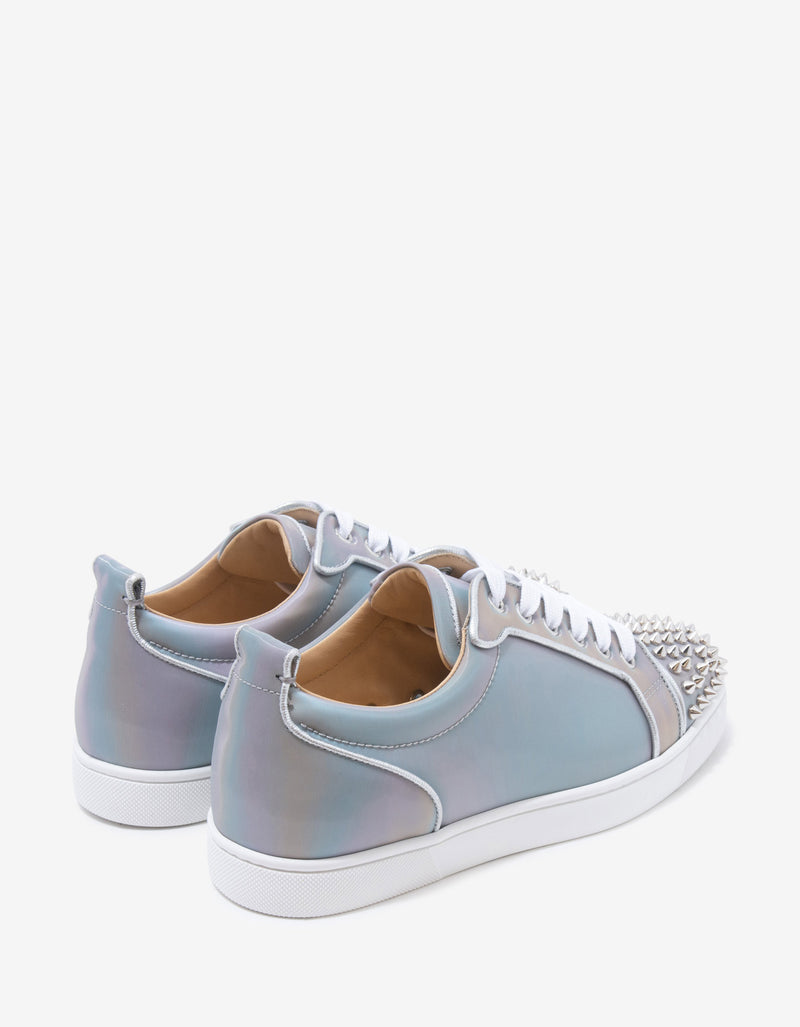 Christian Louboutin Louis Junior Spikes Orlato Nirvana Iridescent Trainers