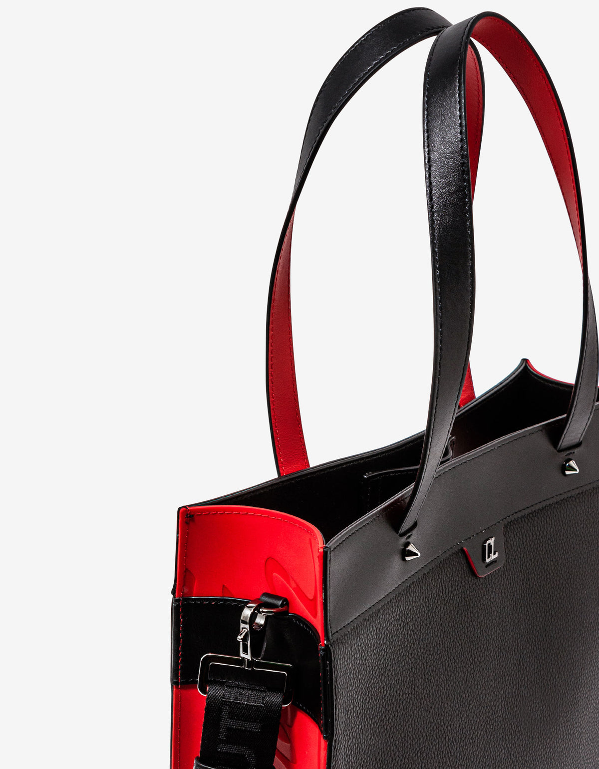 Ruistote Black Leather Tote Bag