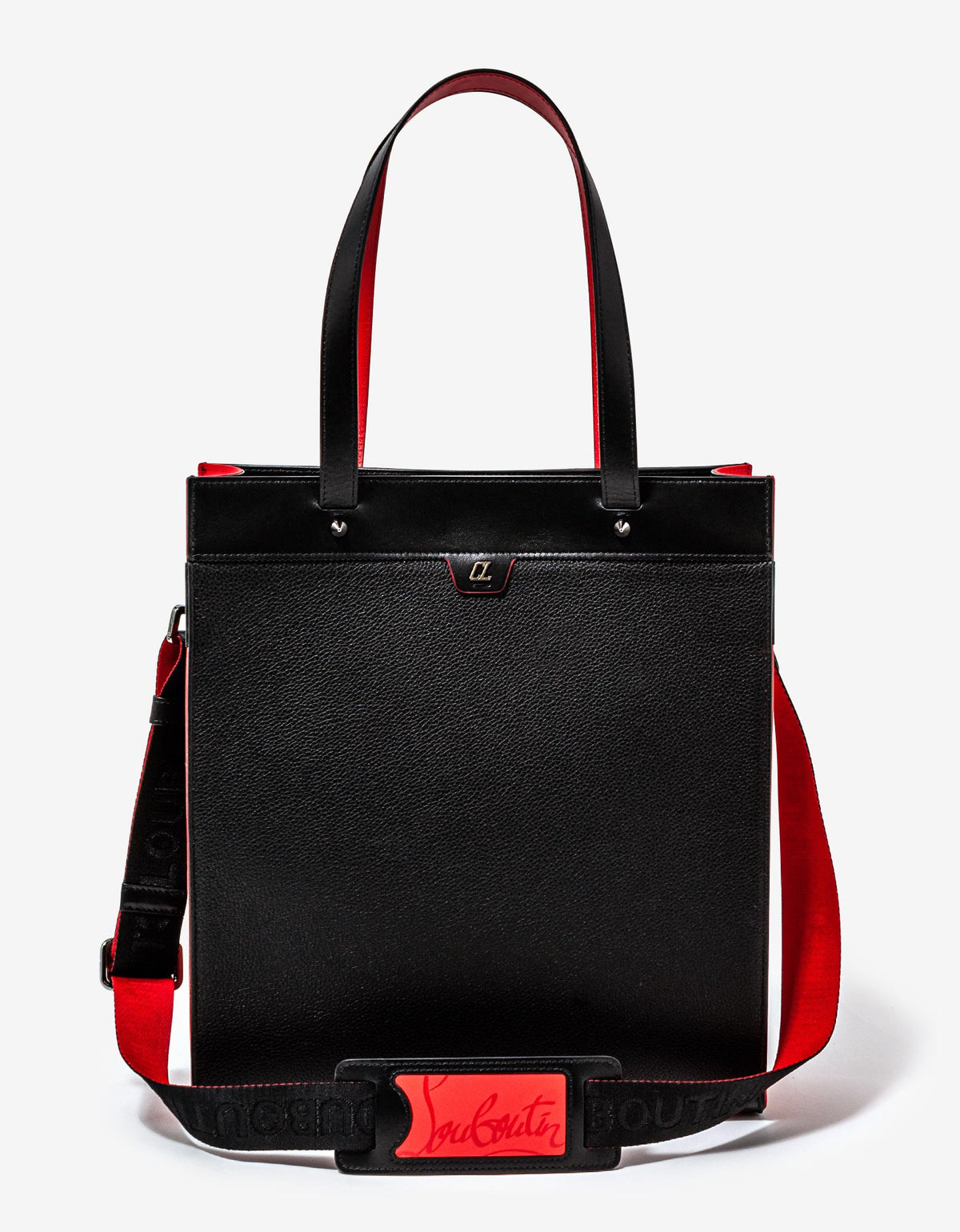 Ruistote Black Leather Tote Bag